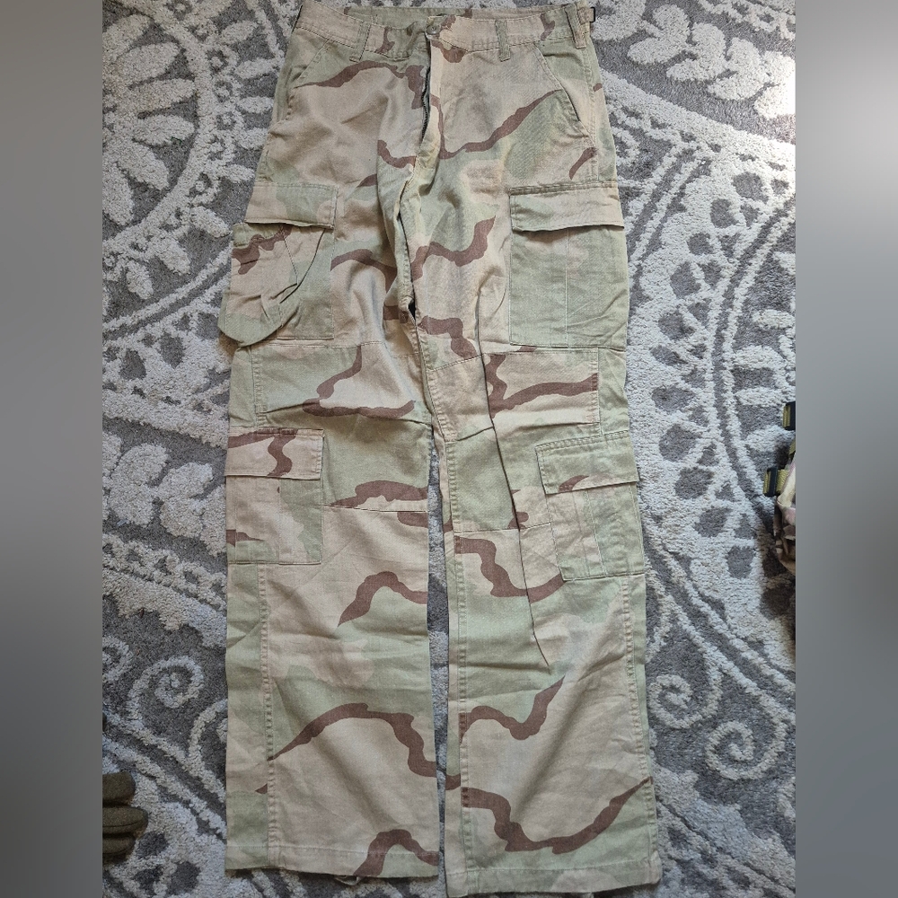 Desert 3-Color Camouflage Cargo Pants